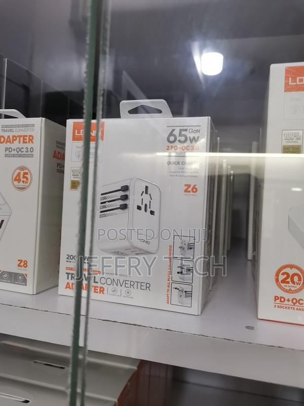 3 Usb Ports 65w Gan Travel Adapter Z6