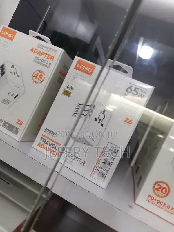 3 Usb Ports 65w Gan Travel Adapter Z6