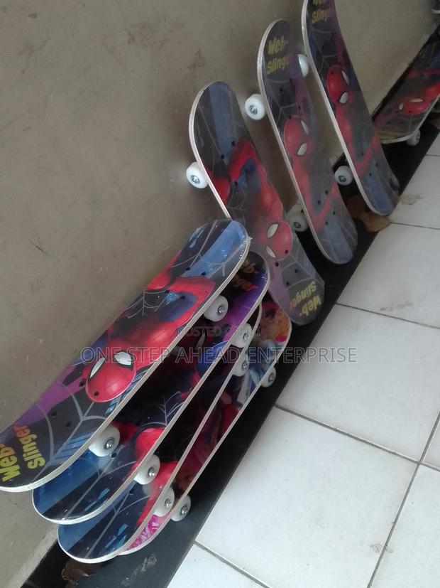 Spiderman Themed Kids Skateboard - main view