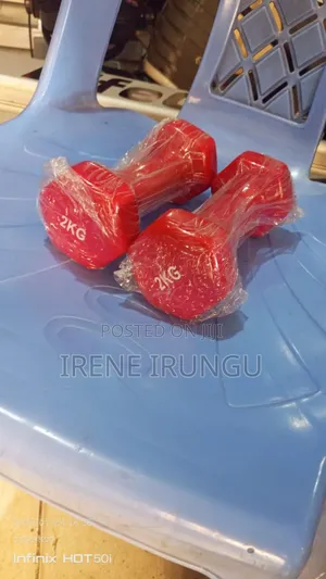 Red 2kgs Dumbbells