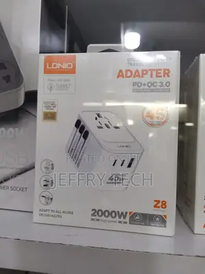 Ldnio Z6 Universal Travel Adapter Gan Charger 65watt