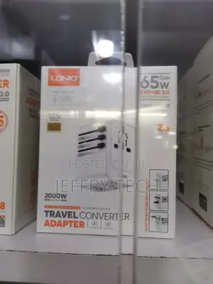 Ldnio Z6 Universal Travel Adapter Gan Charger 65watt