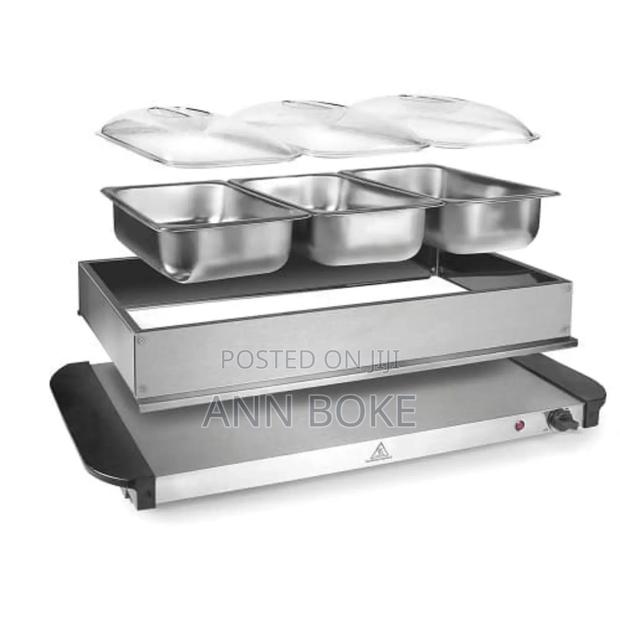 *2 in 1 Triple Electric Chaffing Dish Back in Stock - thumbnail 2