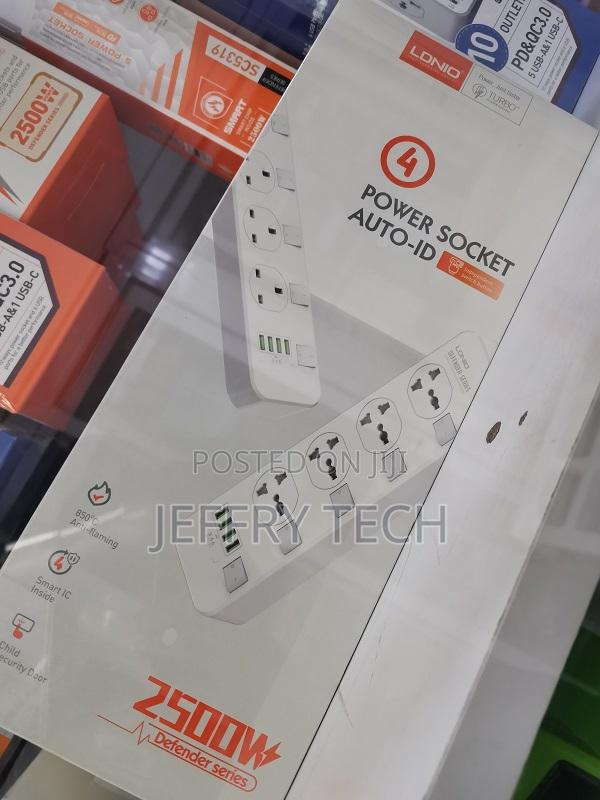 Ldnio 4 Power Socket Auto Ld 2500w Sc4408 Charger - main view