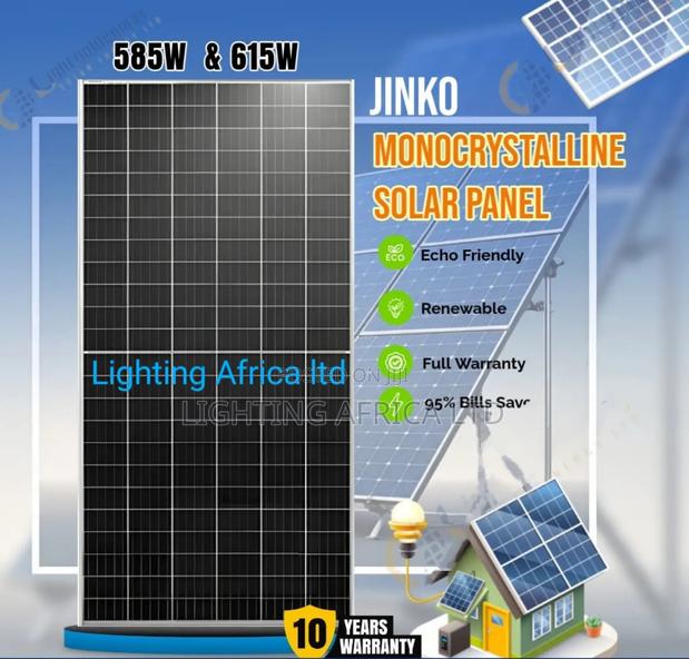 615 Watts All Weather Monocrystalline Half Cell Solar Panels - main view