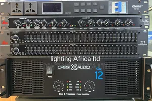 Proffesional Crest Audio Ca12 Amplifier-Crossover-Equillizer-Sequencer