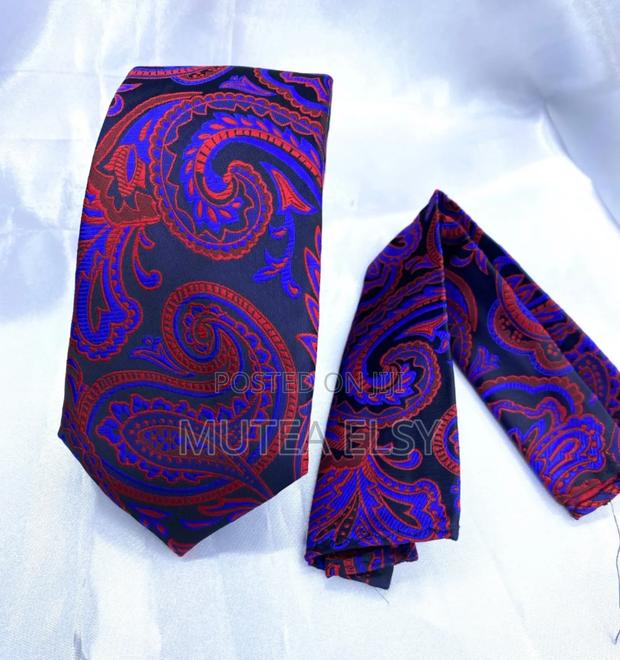 Black, Navyblue Grey Vintage Executive Tie Sets - thumbnail 6