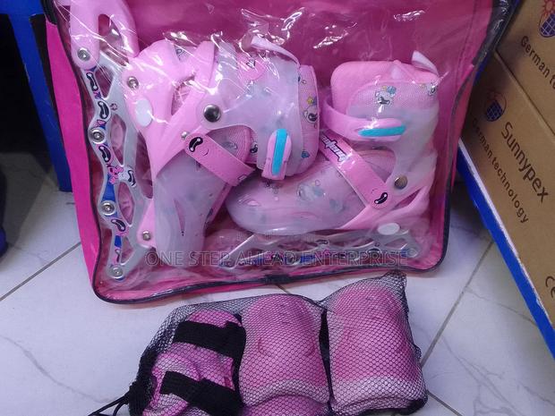 Pink Girlish Fullset Roller Skates - main view