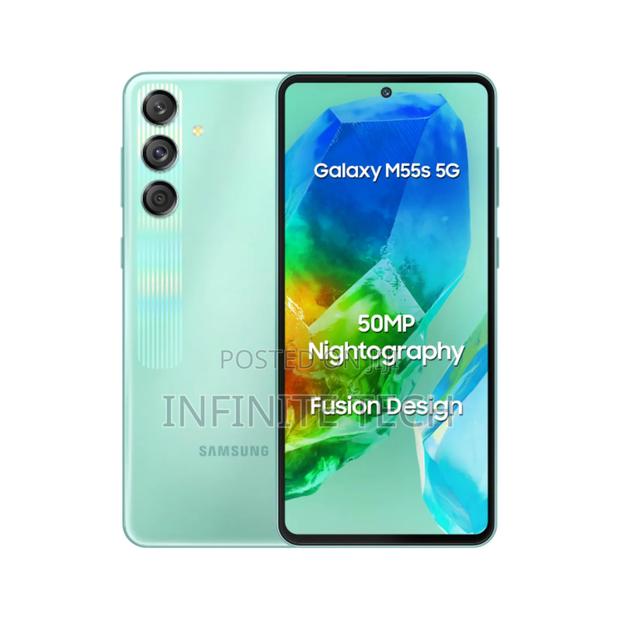 New Samsung Galaxy M55 128 GB Black - thumbnail 3