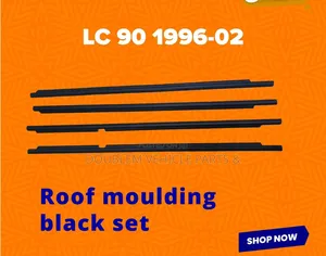 Roof Moulding Black Set Landcruiser Land Cruiser  1996-2002
