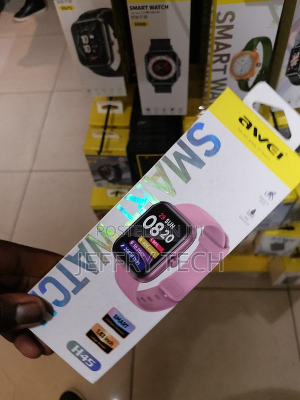 Awei H45 Multi-Sport Modes Smart Watch Ip68 Waterproof Rate - thumbnail 2