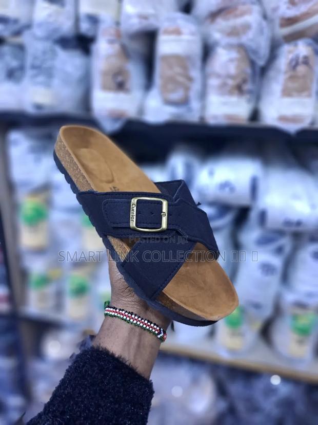 Men Suide Sandals - main view