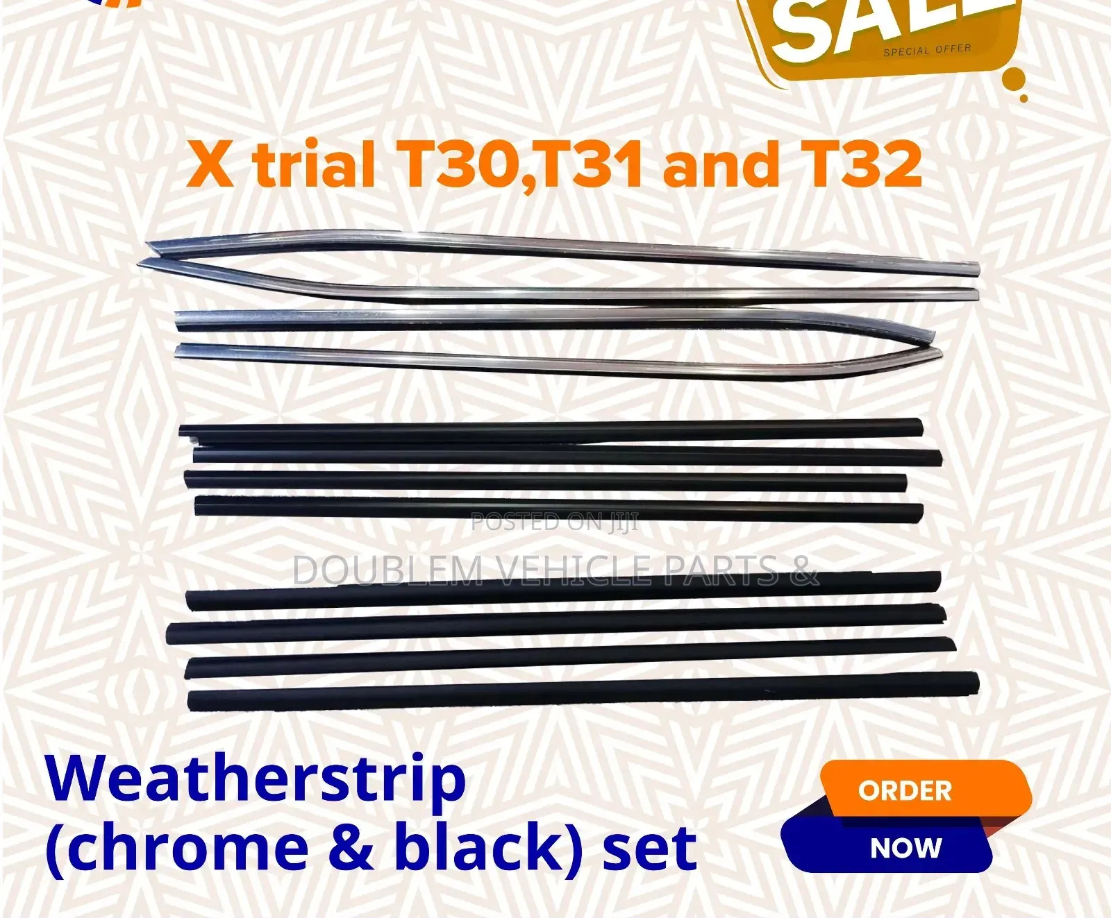 Weather Strip Nissan X-Trail Xtrail Extrail Nt30,Nt31,Nt32