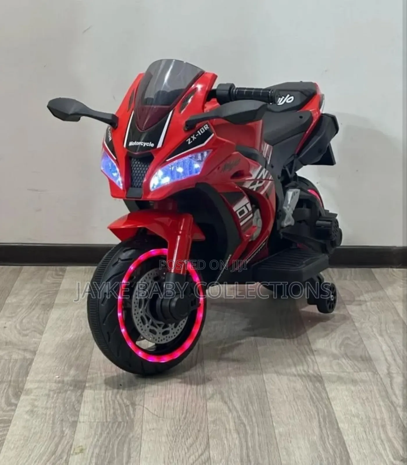 Kids' Electric Ride-on Motorcycle With Lights Music