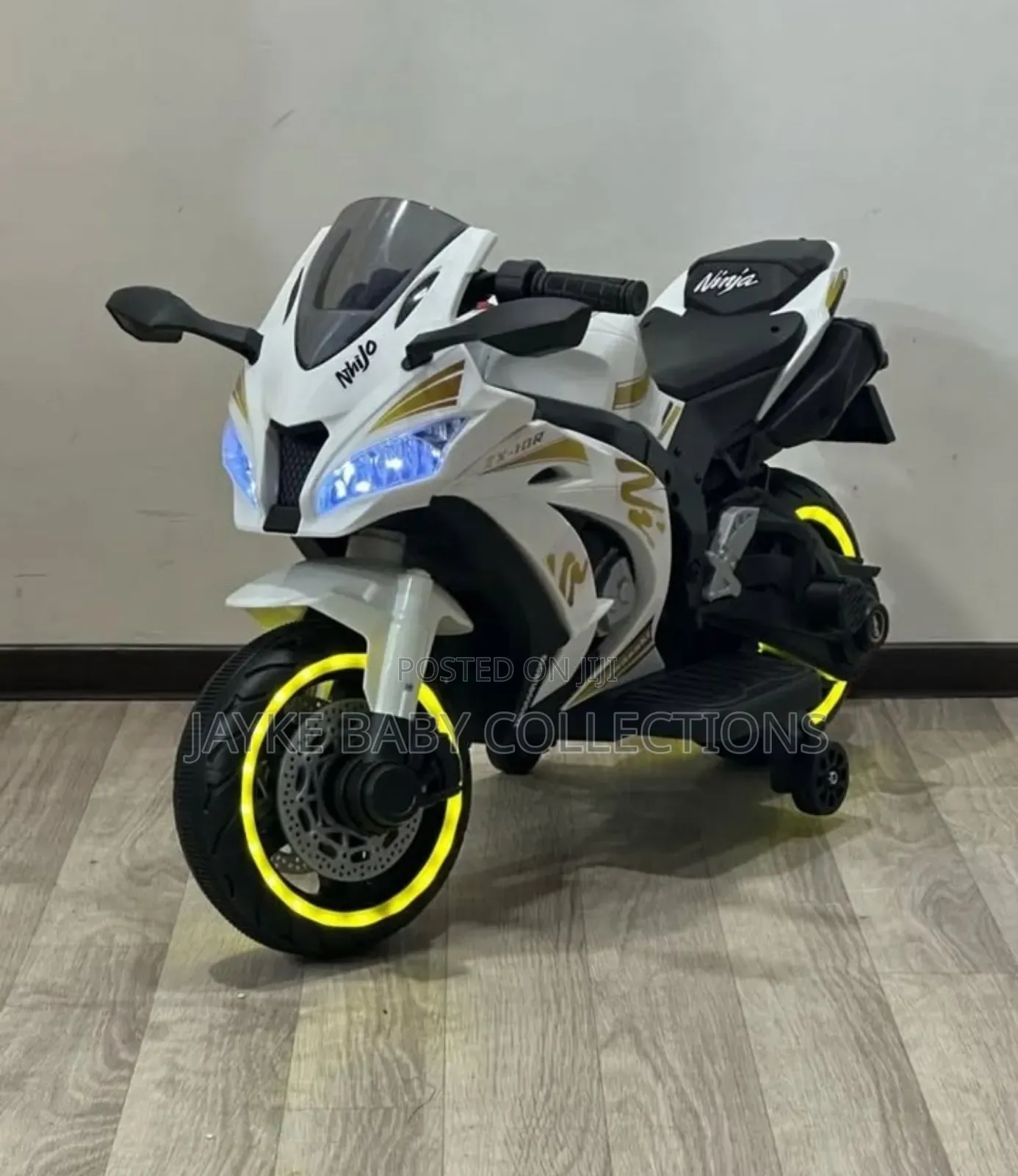 Kids' Electric Ride-on Motorcycle With Lights Music