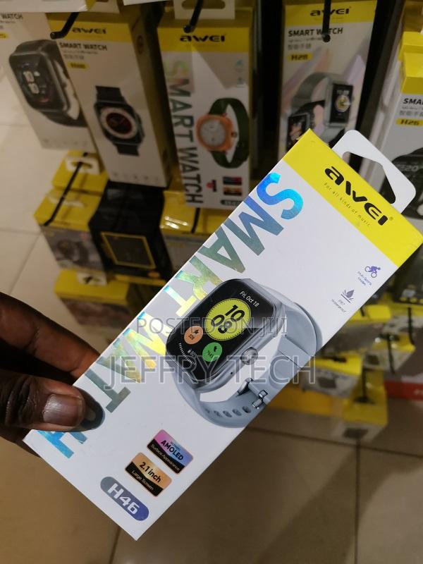 Awei H46 Smartwatch Multi Sports Mode Full Amoled Screen Sle - thumbnail 2