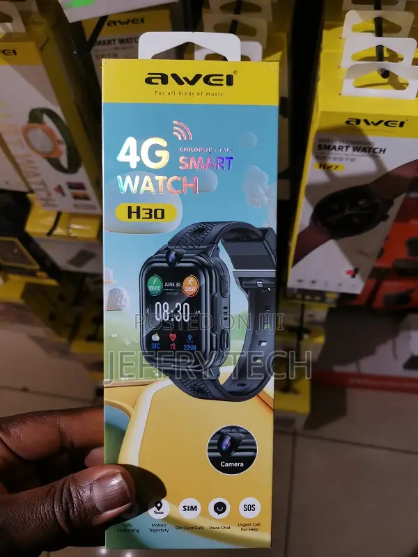 Awei H30 Smart Watch for Kids | 4g Sim Support | GPS | Ip67