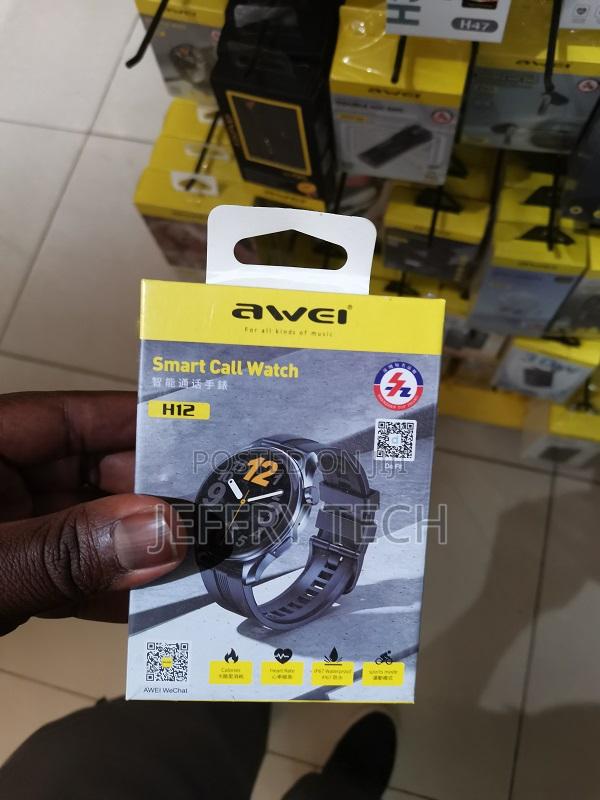 Awei H12 Smart Watches Full Touch Screen Sports Fitness Blue