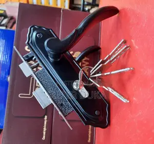 Black Quality Door Lock Set.Rust Free GJS
