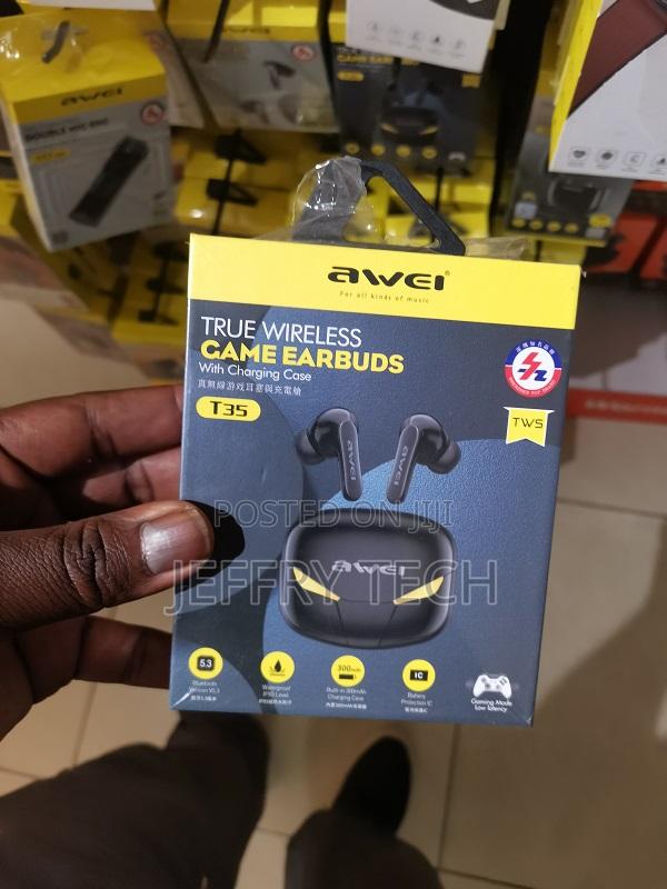 Awei T35 Gaming Earbuds With Microphone, Wireless Bluetooth - main view