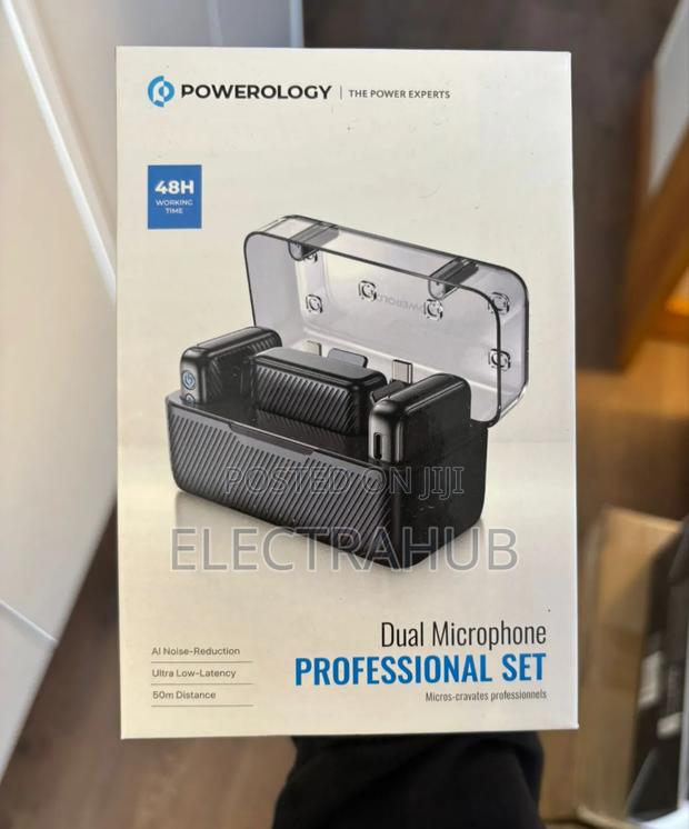 Powerology Dual Mic Professional Set Brand New Sealed