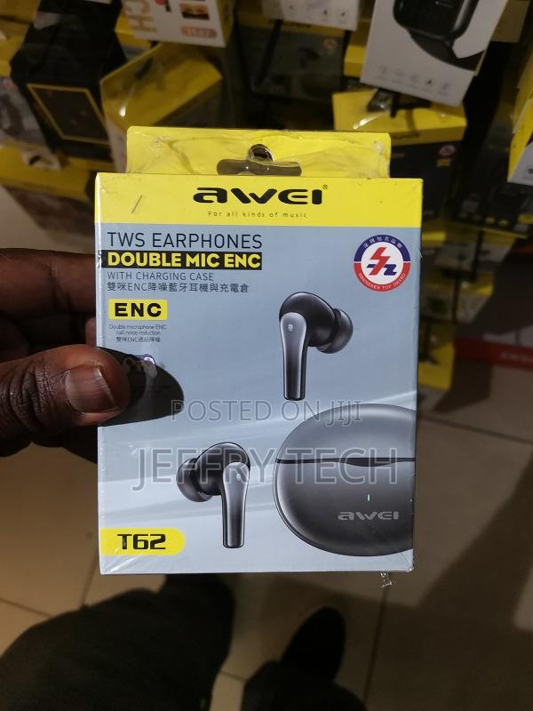 Awei T62 Enc Wireless Bluetooth Earphones With Mic TWS Earb - main view