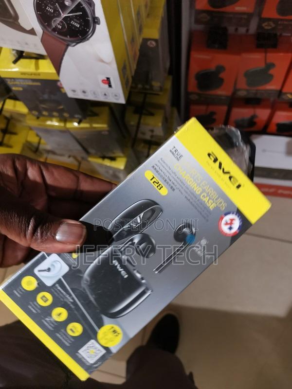 Awei T28 Pro TWS Wireless Earphone Bluetooth 5.0 Mini Earbud - thumbnail 2