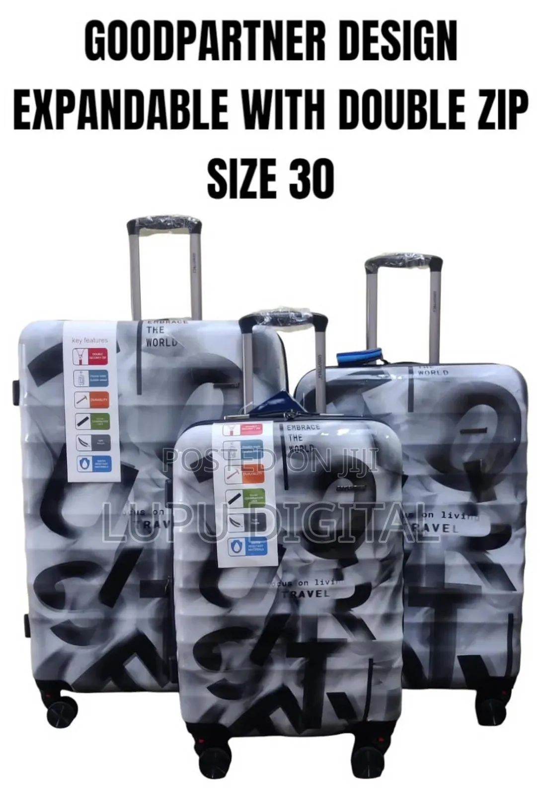 Goodpartner Design Expandable With Double Zip