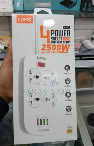 Ldnio Sc4407 4 Ac Outlets Universal Power Strip