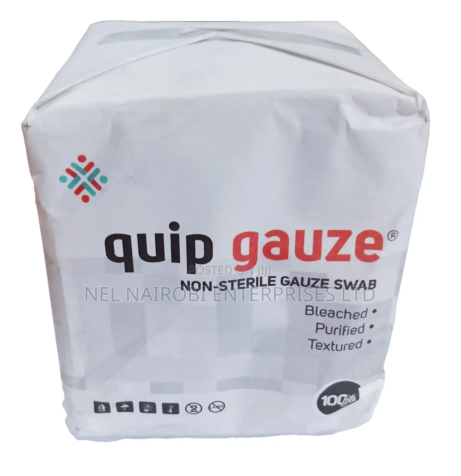 100 Non-Sterile Gauze Swab 4''x4'', 8ply, 19x15 Mesh