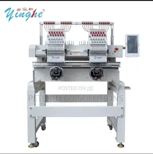 2 Head Embroidery Machine With 12 Needles