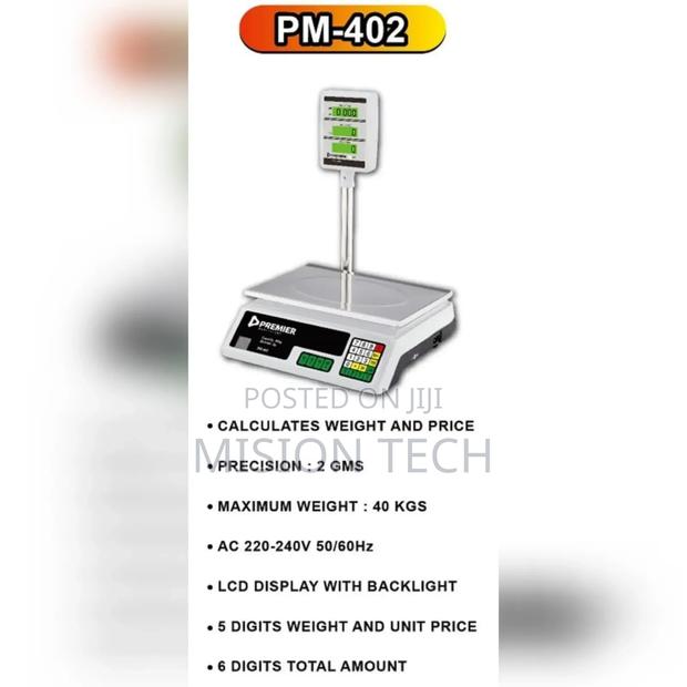 Premier Pm-402 Digital Scale 40kg - main view