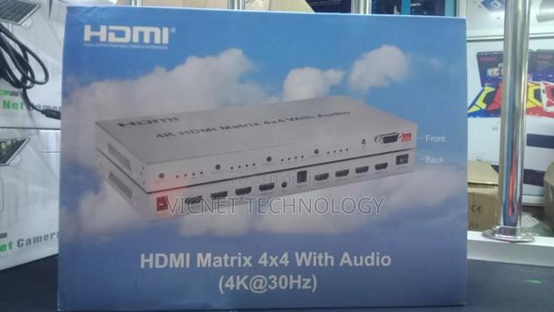 4×4 Hdmi Matrix Switch With Audio - main view