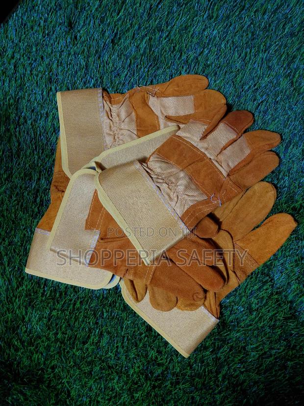Shirt Leather Yellow Gloves - thumbnail 2