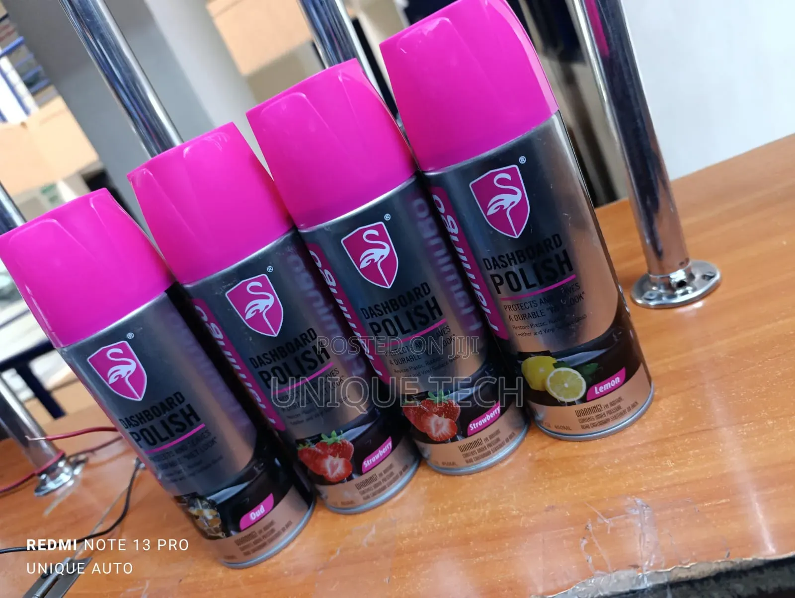 Flamingo Dash Spray -Vanilla, New Car,Oud, Strawberry, Lemon