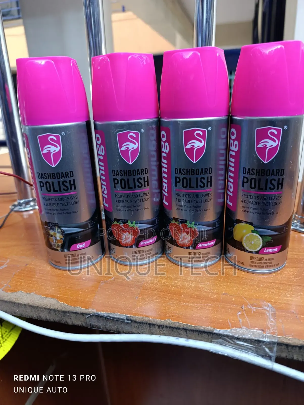 Flamingo Interior Dash Spray(450ml)Multiple Scent Choices