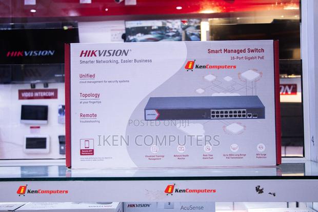 Hikvision16 Port Poe+Gigabit Smart Switch(Ds-3e1518p-Ei)