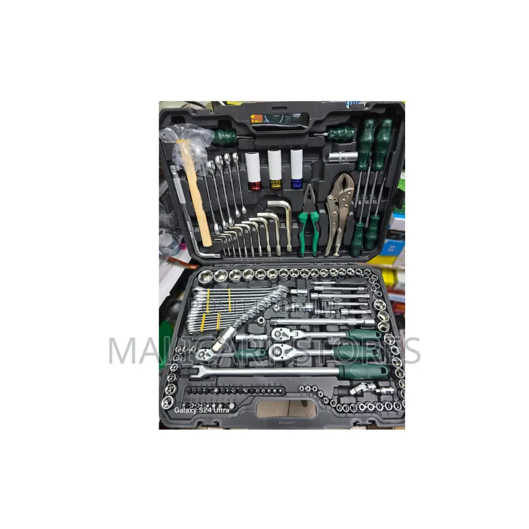 144pc Professional Rachet Socket Wrench Auto Repair Tool Kit