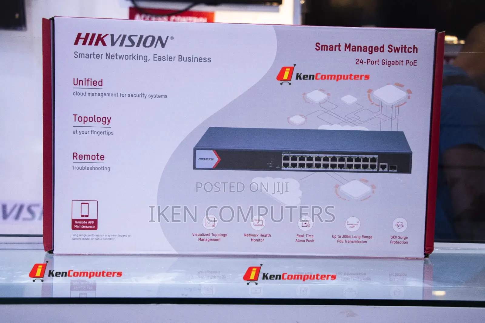 Hikvision 24port Poe+Gigabit Smart Switch(Ds-3e1526p-Ei)