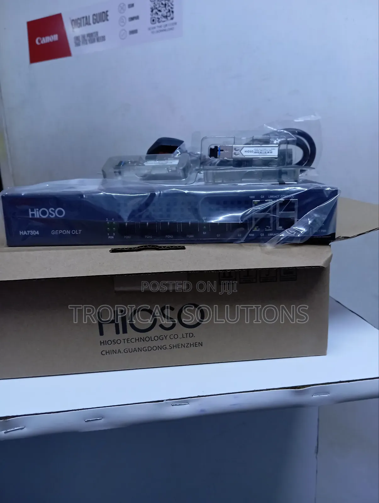 Hioso 4 Port Olt Ha7304 Rack Mounted Epson Olt
