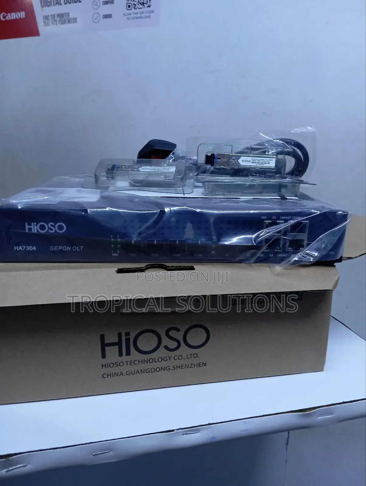 Hioso 4 Port Olt Ha7304 Rack Mounted Epson Olt