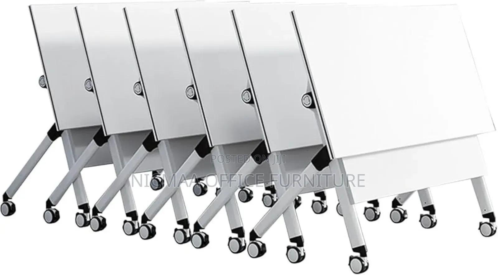 Office Table: Flip Top Mobile Folding Table