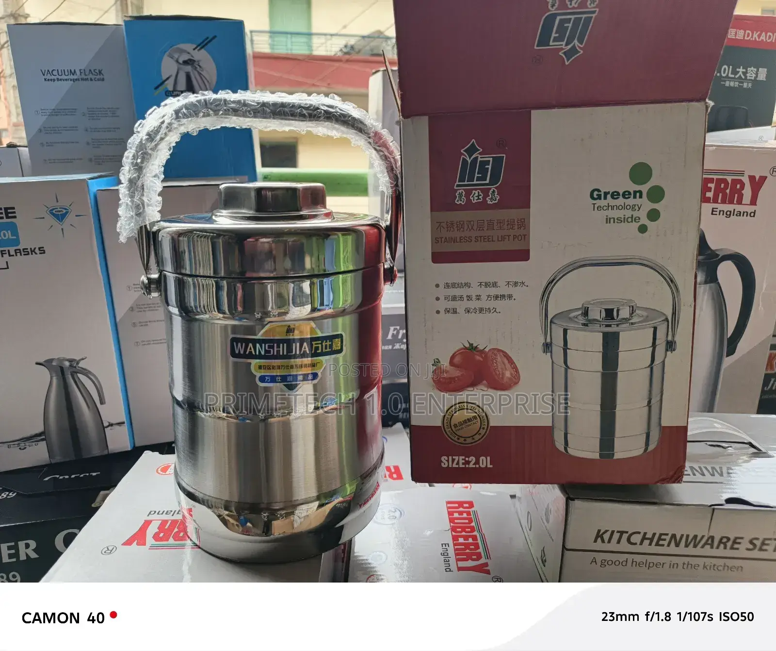2 LTRS Stainless Steel Lunch Box