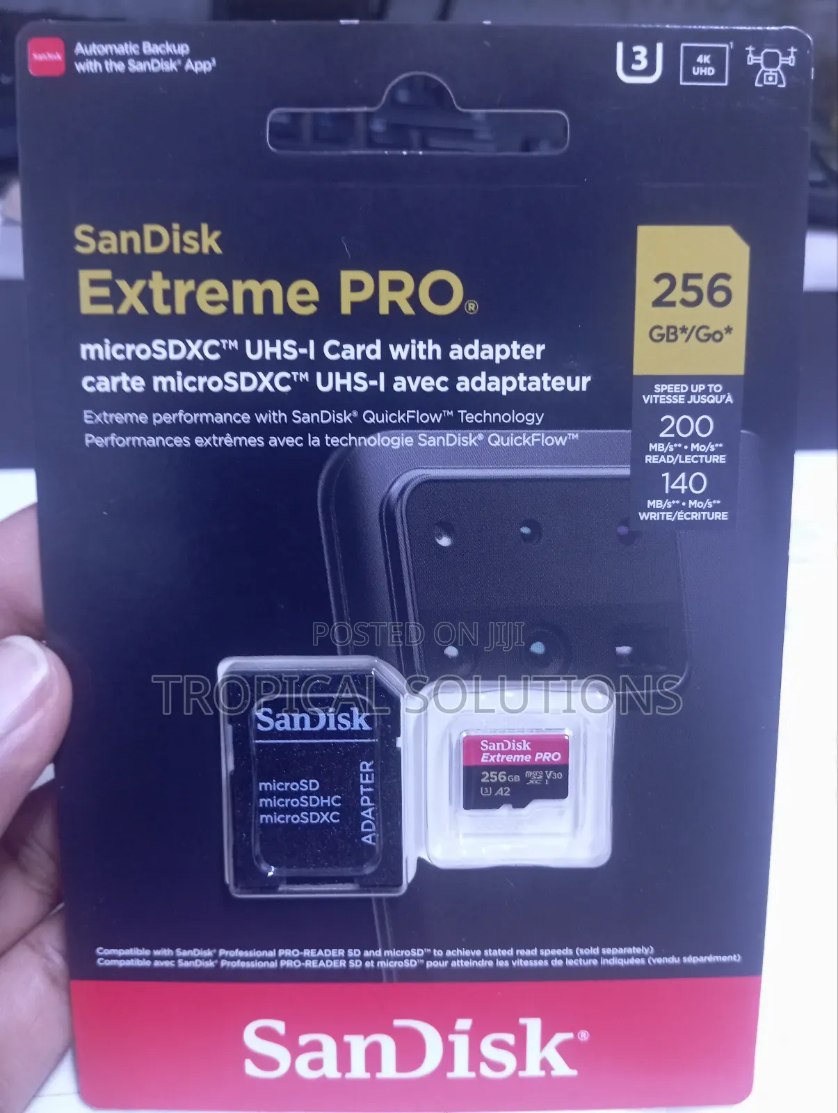 Sandisk Extreme Pro Microsdxc 256gb With Adapter