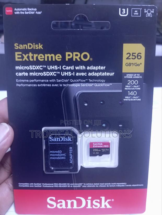 Sandisk Extreme Pro Microsdxc 256gb With Adapter - thumbnail 2
