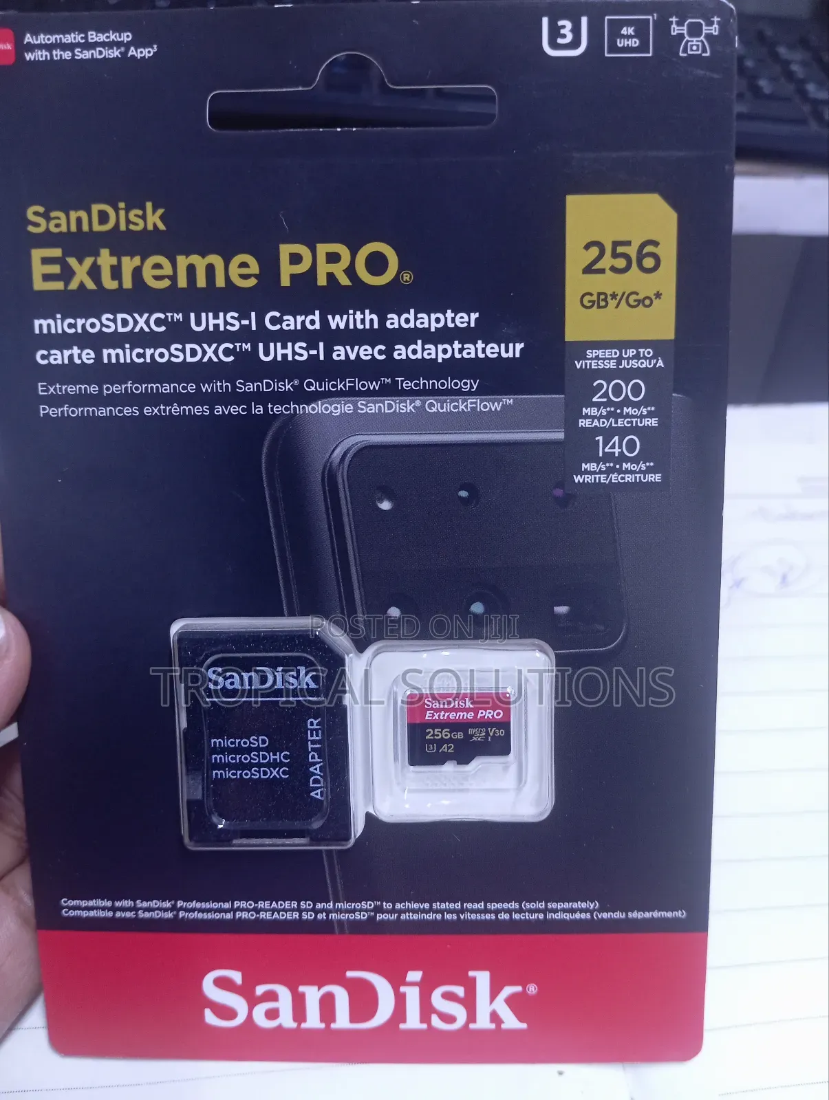 Sandisk Extreme Pro Microsdxc 256gb With Adapter