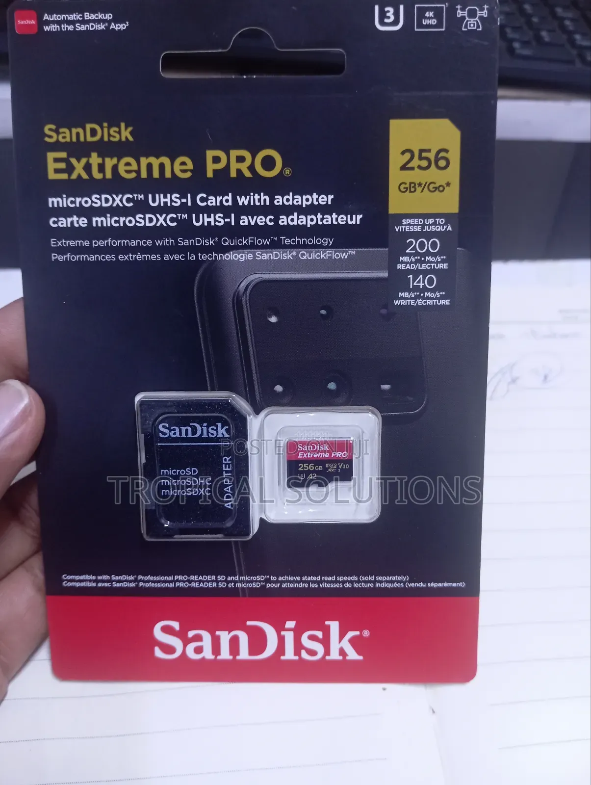 Sandisk Extreme Pro Microsdxc 256gb With Adapter