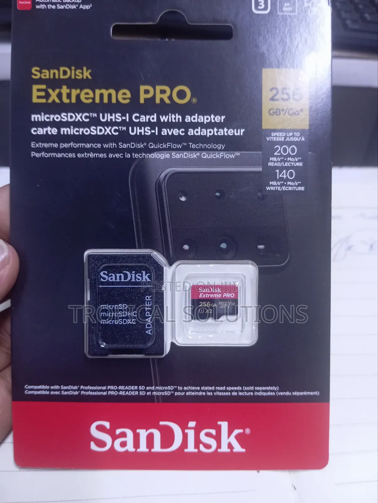 Sandisk Extreme Pro Microsdxc 256gb With Adapter
