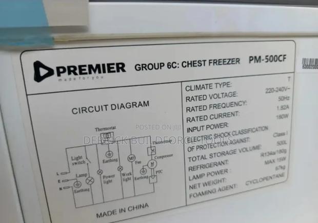 Premier Chest Freezer 500l Double Door - thumbnail 2