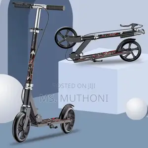 Teenagers / Kids Foldable Metallic Scooter Hand Brake